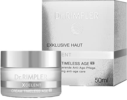 Dr. Rimpler Hochkonzentrierte Anti-Aging Gesichtscreme mit Q10 Xcelent Timeless Age I Reichhaltige Pflege gegen Falten und Hautalterung, 50ml