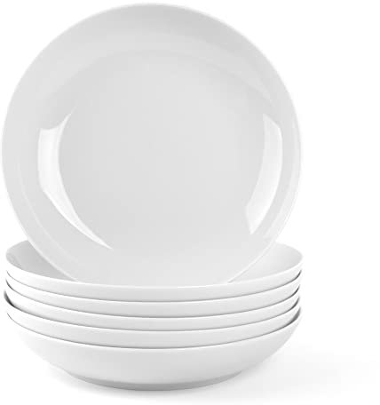 Holst Porzellan/Germany MA 121 Plato hondo 20 cm Maxima, blanco, 20 x 20 x 4 cm, 6 Unidades