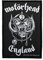 Motörhead Aufnäher - England - Motörhead Patch - Gewebt & Lizenziert !!