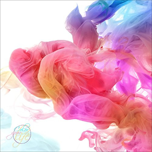 Pro-Art-Bilderpalette gla1055a décoration Murale sous Verre Motif i''Colour Your Life 30 x 30 cm