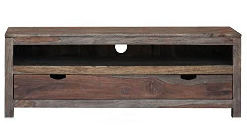 Meuble TV - Bois Massif de Palissandre huilé - Nature Grey #153