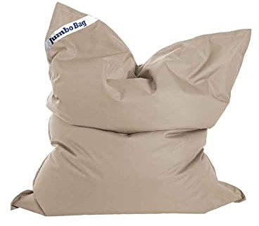 Jumbo Bag 30180-65 The Original Sitzsack aus Polyester, 170 x 130 x 30 cm, Beige
