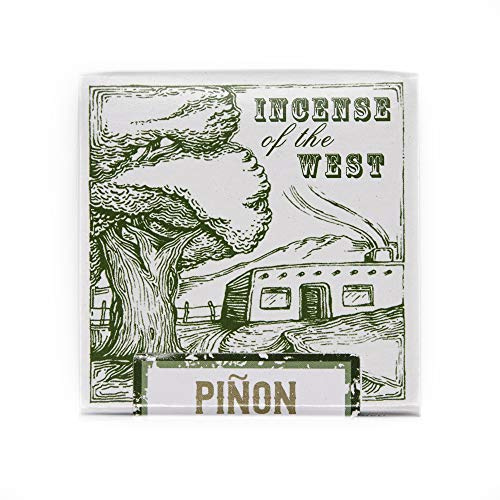 Incienso de Santa Fe - Piñon Natural Wood Incense Bricks Without Holder, 40 Count - Made in the USA