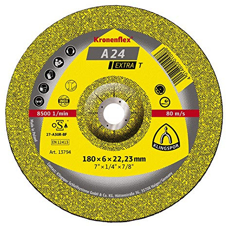 KLINGSPOR KLI-13445-1 13445 A 24 Endscheiben 180x8x22,23mm