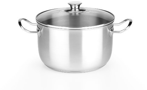 MONIX Chef Olla de 20 cm con tapa de cristal