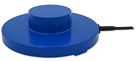 thermo Flächenheizungs GmbH Tränkenwärmer (Kegel), 175mm, Kegel 80mm, 230V, 14W, Anschlusskabel mit Stecker, Kunststoff blau, Spritzwassergeschützt (IP X4)