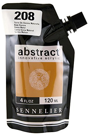 Sennelier : Abstract Acrylic Paint : 120ml : Satin : Raw Sienna
