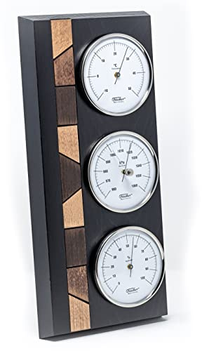 Fischer 9171-06, Wetterwarte, Echtholz, Messstation, Made in Germany