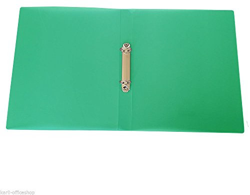 idena Ringbuch _ Ringbuchmappe DIN A4 _ 2 Ringe _ 25mm _ Grün