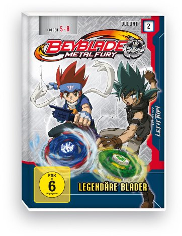 Beyblade Metal Fury Vol. 2 - Legendäre Blader/Folgen 5-8