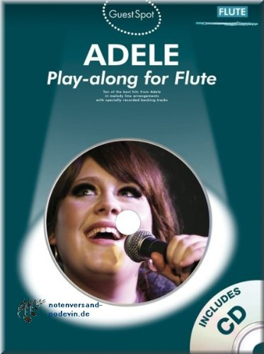 Adele - Play-along for Flute - Flöte Noten [Musiknoten]