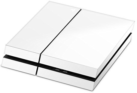 Skins4u PlayStation 4 PS4 Skin Design Folie Sticker Skins Set - Solid State White [Video Game]