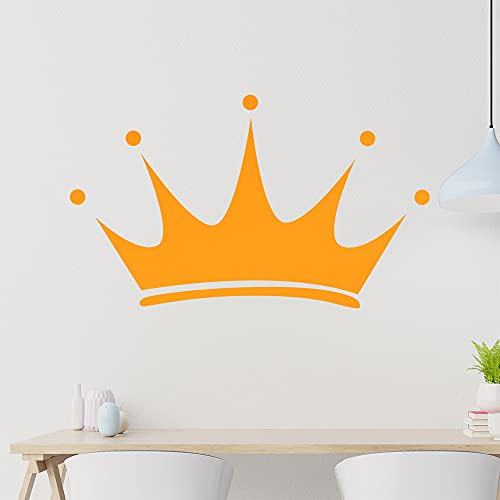 Königs Krone Wandtattoo in 6 Größen - Wandaufkleber Wall Sticker - Dekoration, Küche, Wohnzimmer, Schlafzimmer, Badezimmer