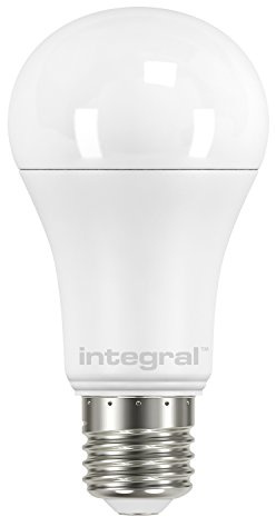 Integral LED Non-Dimmable Frosted GLS Classic Globe Bulb (E27 Screw 13.5 W LED 5000 k 1521 lm) - Cool White