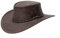 Lederhut Cowboyhut Australien Style Westernhut Herren Damen- Outdoor Hut aus Leder mit Kinnriemen ca. 7cm bis 7,5cm breite Krempe - Verschiedene Variationen