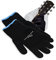 Musiker Praxis Handschuh - 2er Pack Gitarrenhandschuhe für Damen und Herren, Fingerspitzenschutz zum Spielen von Saiteninstrumenten, Handproblemen und mehr, Nylon dünne Handschuhe für Indoor/Outdoor Gigs, klein, schwarz
