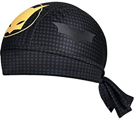 ShopINess Unisex Sport Bandana Cap für Radfahren, Laufen und Outdoor-Aktivitäten, Bat-Style Gotham City, Atmungsaktiv, Schnell Trocknend Einheitsgröße