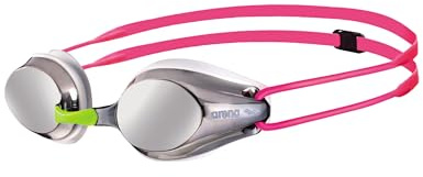 ARENA Tracks Junior Mirror Gafas de Natación, Unisex, Plateado (Silver/White), 6-12 años