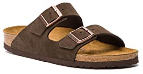Birkenstock Men's Slippers, Brown Mocca Soft Footbed, 11