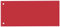 bene 201950RT Bene Trennstreifen,100St, rot