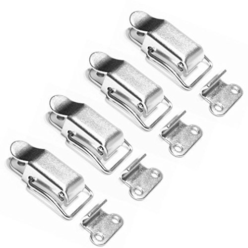 4 Stück Mini Edelstahl Hebelverschluß V2A