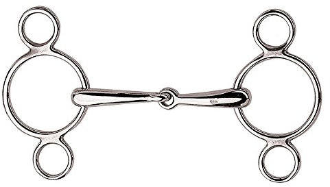 Sprenger 4130913556 3-Ring Gebiss Edelstahl Rostfrei, 56