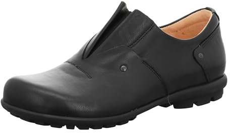 Think! Herren KONG chromfrei gegerbte nachhaltige Halbschuhe, SCHWARZ 0000