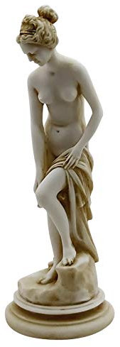 Helen of Troy Alabaster, griechisch, nackt, weibliche Statue