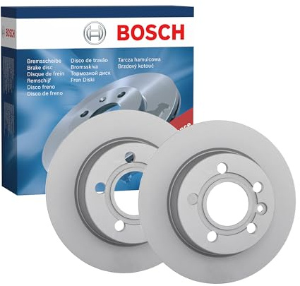 Bosch BD352 Bremsscheiben hinten - 268 mm - 1 Satz aus 2 Scheiben | Massive Bremsscheiben - ECE-R90-zertifiziert - lange Lebensdauer, moderner Korrosionsschutz