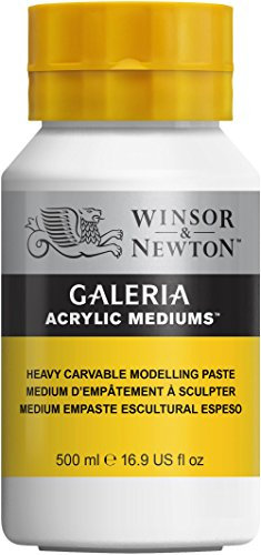 Winsor & Newton Galeria - Aditivo Galeria para Pintura acrílica - Pasta para modelar Espeso (Medium de empaste Espeso) Frasco de 500ml