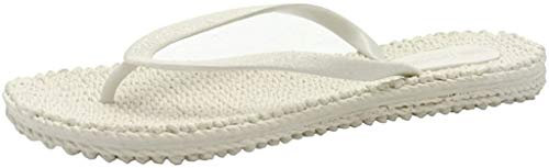 Ilse Jacobsen Damen Glitzer Flip Flop CHEERFUL01 - Elfenbein (Cremefarbe) , 41