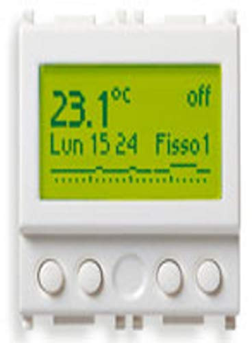 VIMAR SERIE Teller – CHRONOTHERMOSTAT 120 – 230 V weiß