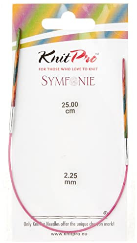 KnitPro K20981 Rundstricknadel, Wood, Mehrfarbig, 25 cm / 2.25mm