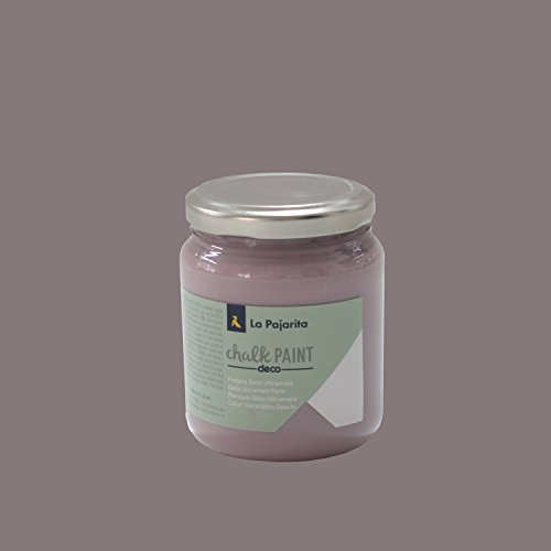 La Pajarita 103837 Pintura para Decoración y DIY, Chalk, 1, Morado (Malva Fumée)