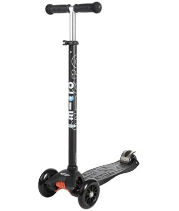 MICRO Maxi Classic Kinderroller mit T-Lenker ab 5 Jahren Variante Black
