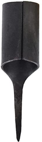 Battle-Merchant Mittelalterlicher Kerzenhalter mit Nagel handgeschmiedet aus Metall - Kerzenständer, Wikinger LARP Mittelalter Garten