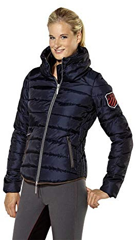 PFIFF 7459 Chaqueta de equitación de Invierno para Mujer, Mujer, Chaqueta de equitación de Invierno., 101719-20-SS, Azul, Extra-Small