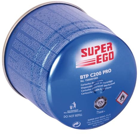 ROTHENBERGER 1500001065 - Cartucho gas c200 con sistema de segurid