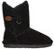 Reissner Lammfelle | Engel Stiefel LARA | Halbhohe warme Winterboots | Wildleder | Innenfutter echtes Merino Lammfell | schwarz 43
