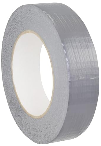 KLEBESHOP24 Gewebeklebeband stark klebend | Gewebeband aus PE | Handreißbar | Weiß, Schwarz oder Silber | 50 m | Breite wählbar | Panzertape/silber 30 mm x 50 m | Gewebeband aus PE, stark klebend, handreißbar