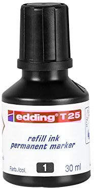 Edding Nachfülltusche T25 30ml schwarz