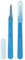 Mediware Einmalskalpelle Figur 10 mit Schutzkappe, einzeln steril verpackt, (10-er Pack)