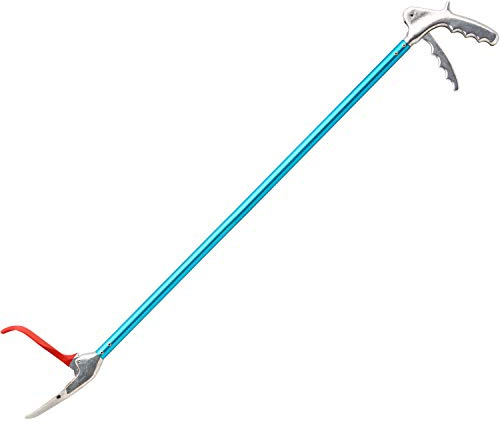 Midwest Gloves 40L Heavy-Duty Snake Handling Tongs, Blue, Aluminum, Stainless Steel, 2.25 Wide Grip, 40L