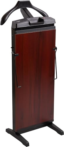Corby 7700 Trouser Press, Mahogany | Timer Control, Wall Mounted or Freestanding, Garment Press, UK Plug