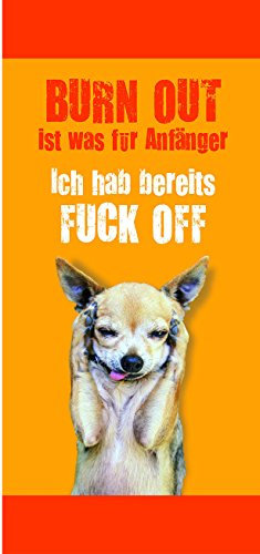 Sü-Verlag 97782 - Badetuch Xtreme Burnout Hund