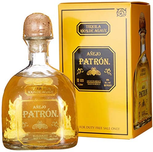 Patrón Tequila Añejo 40% Vol. 1l in Giftbox