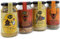 Bull & Bear Grill Geschenkset Wild West mit Grillgewürzen und Grillsaucen, 2x Senf je 200 ml, 2x Gewürzmischungen je 90 g, Geschenke für Grillfans