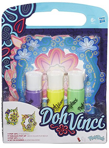 DohVinci Hasbro Play Doh Pop Ups Deko Set Knete Basteln Handarbeit ab 6 Jahren: Set: Blumen