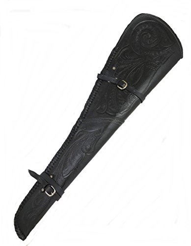 Scabbard Gewehrholster Holster Echt Leder gefüttert Winchester Gewehr schwarz
