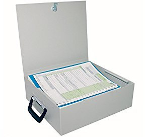 Wedo 102 1637 – Organizer Lagerung (grau, Stahl, A4, Katalog, Ordner, Letter, Papier)